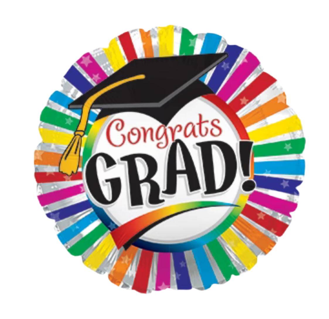 CTI 18" Grad Rainbow Stripes (FLAT)